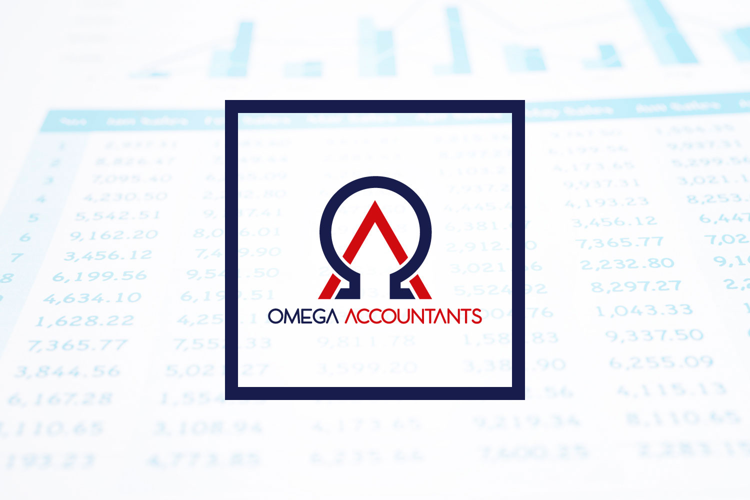Projekt logo Omega Accountants