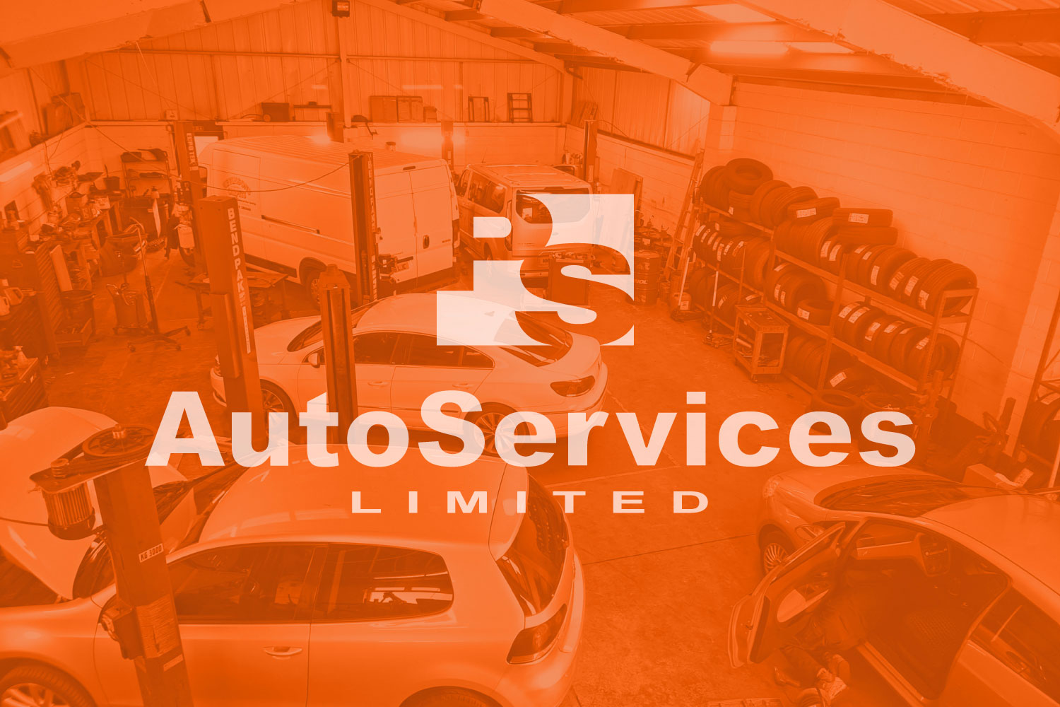 Projekt logo PS auto services